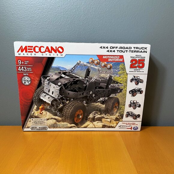 Meccano-Erector - 25 Model Set - 4x4 Off-Road Truck - Picture 1 of 3